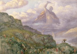 The God Thor Chasing the Dwarfs
